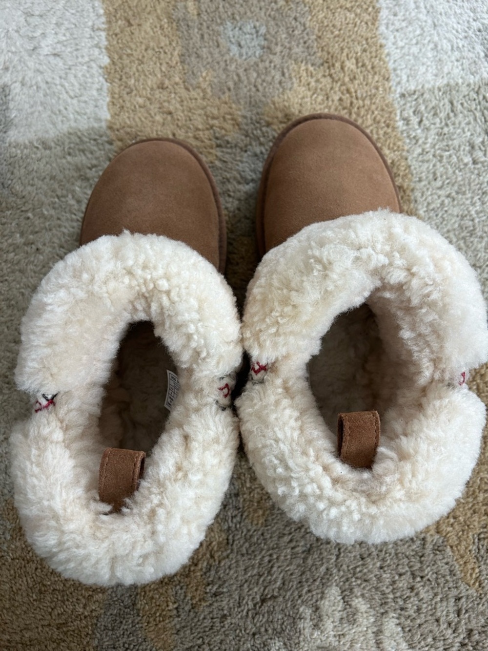 UGG Classic Mini Braid Boots Chestnut Brown NWOB Sz 8 - Picture 4 of 8
